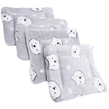  4 Pcs Pet Sleep Mat Small Animal Warm Pad for Cage Bedding Animals Sleeping
