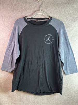 Air Jordan 23 Engineered for Flight 1985 3/4 Length Sleeve T Shirt Men's Size L