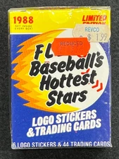 1988 Revco Fleer Baseball's Hottest Stars Factory Sealed Set (44)