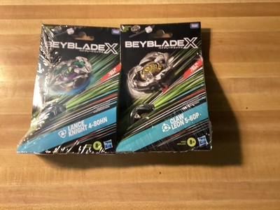 Beyblade X Lance Knight 4-80HN Claw Leon 5-60P 2 pack Brand New
