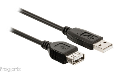 Rallonge De Câble USB Mâle Pour USB Femelle 2.0 1.8m Gris - CUC EXERTIS CONNECT - RAL_ECO_USB2_1