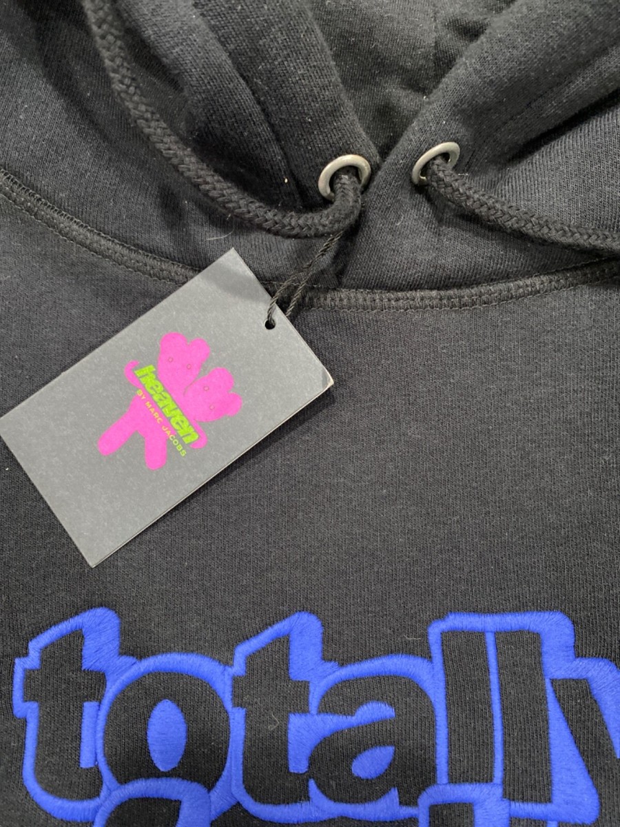 NEW Heaven by Marc Jacobs Black Hoodie totally f***ed up XXL NEW Heaven by Marc Jacobs Black Hoodie totally f***ed up XXL