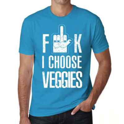 ULTRABASIC Herren T-Shirt F**k Ich wähle Gemüse F**k I Choose Veggies