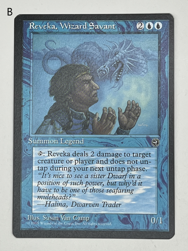 MTG Magic the Gathering Revaka, Wizard Savant Homelands NM - Picture 3 of 4