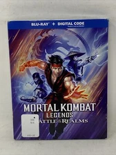 MORTAL KOMBAT LEGENDS Battle of the Realms (Blu-ray, Digital, Slipcover) NEW