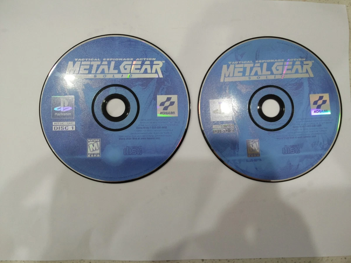 Metal gear solid best sale 1 disc 2