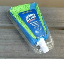 Lysol Microfiber Cone Supreme Refill Antimicrobial Mop Green w/ Blue Scrubbing 