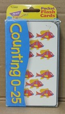 Counting 0-25 Pocket Flash Cards by Trend T-23002 - Missing 4 Cards