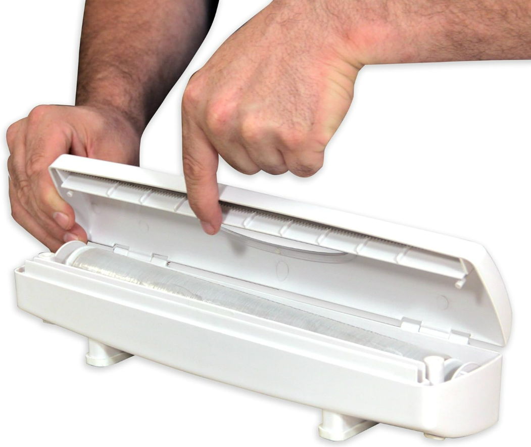 Wraptastic® Dispenser Cling Film Foil Holder Kitchen Cutter Wrap Food