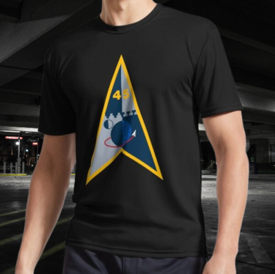 Shield of the Space Launch Delta 45 T-Shirt Funny Logo American Men's T-Shirt