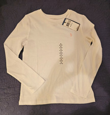 Girls Polo Ralph Lauren Long Sleeve Tshirt White Size M