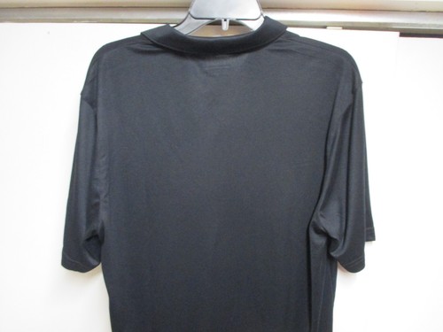 OHIO STATE BUCKEYES BRAND MENS POLO SHIRT (LARGE) NWT $50 BLACK W/RAISED LOGO - Picture 4 of 4