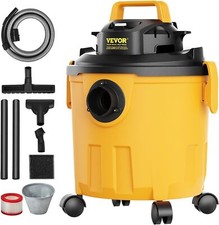 5 Gallon 6 Peak HP Shop Vacuum Cleaner Wet and Dry, Small Shop Vac for Home/Car