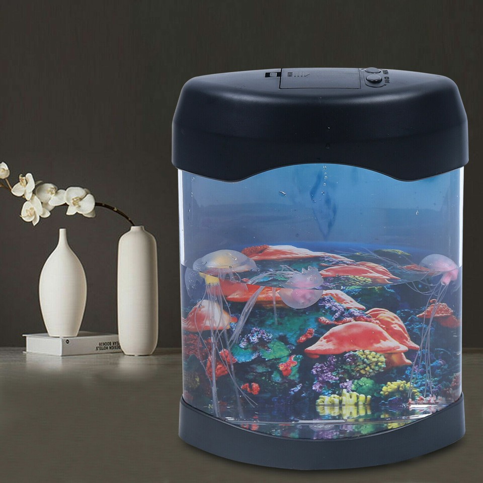 Aquarium LED Jellyfish Tank Multicolor Light Fish Tank Mood Lamp Night