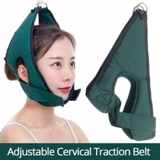 Adjustable Cervical Traction Decompression Device Neck Shoulder Head Pain Relief