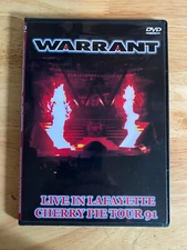 Warrant - Live in Lafayette Cherry Pie 1991 DVD Jani Lane Joey Allen