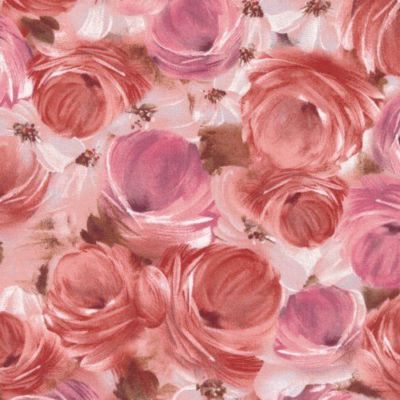 Pink Tulle and Petals Roses Quilt Fabric - Free Shipping - 1 1/2 Yard ...