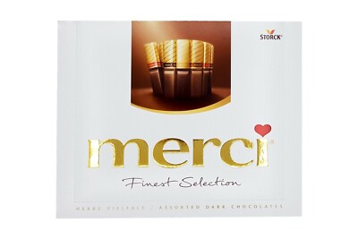 3 boxes Storck Merci Assorted Dark Chocolates   750g | 1.6 lbs total