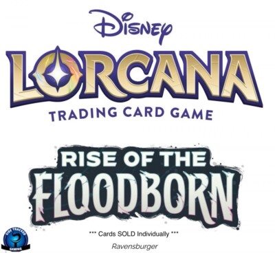 Disney Lorcana TCG Rise Of The FloodBorn Non-FOIL Pick A Card Complete Your Set.