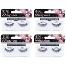 Ardell False Eyelashes Baby Wispies #65231 (4 Pack)