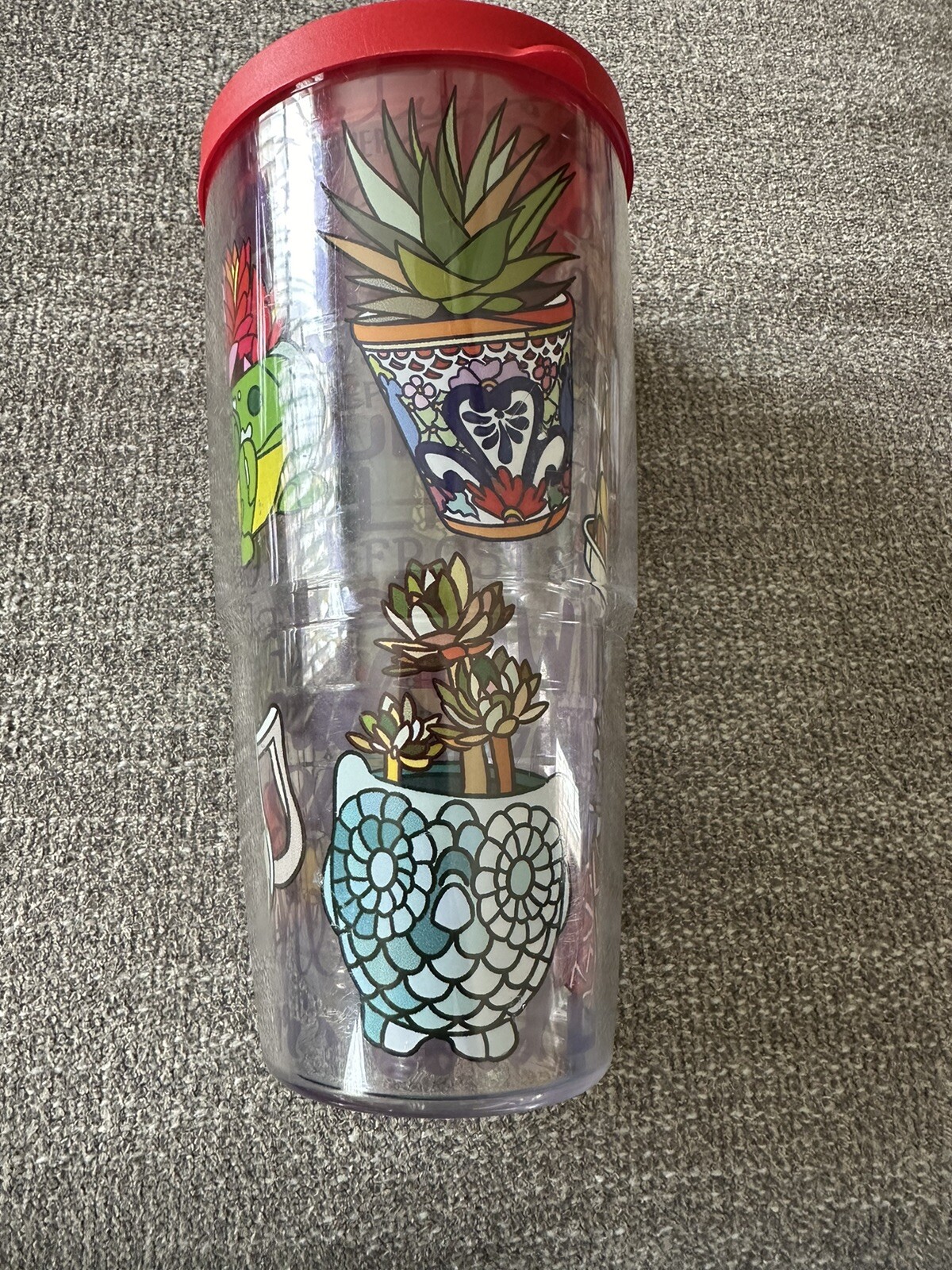 Tervis Tumbler 24 Oz. Succulents In Pots