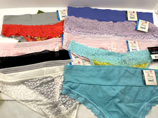 No Boundaries  Secret Treasures Thong Underwear Panties 3XL Junior Lot of 10