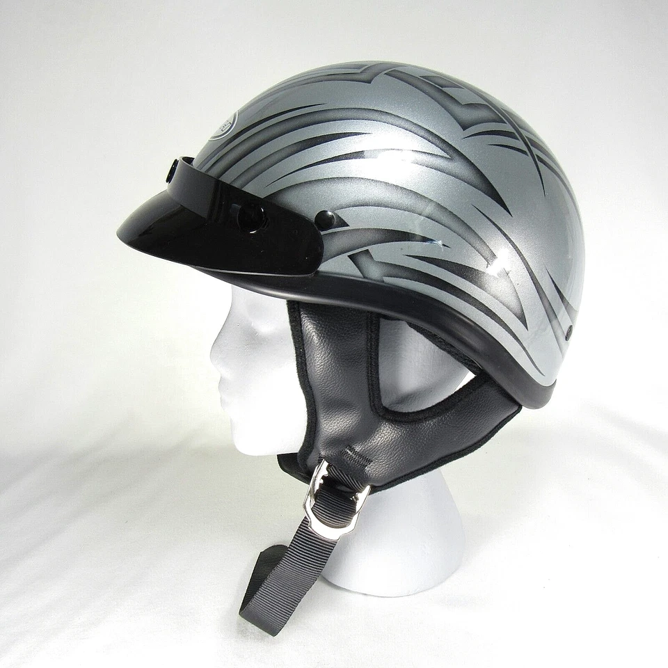 CASCO THH Half-Face Helmut con visera a presión mediana/57-58 cm Foto 2 de 4