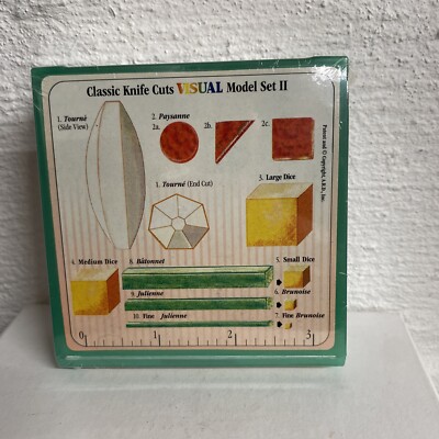 Classic Knife Cuts Visual Model Set II, NEW SEALED