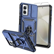for Case,with Screen Protectors and Camera Moto G Power 5G 2024 Blue