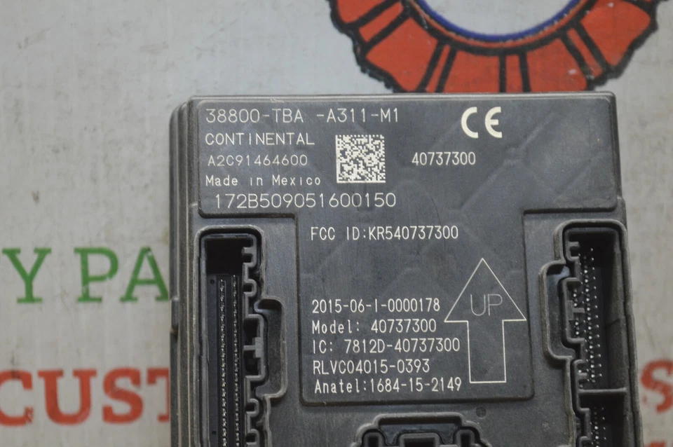 Honda Civic 2016 BCM carrocería control 38800TBAA311M1 módulo 44-8E4-Bx 1 Foto 3 de 4