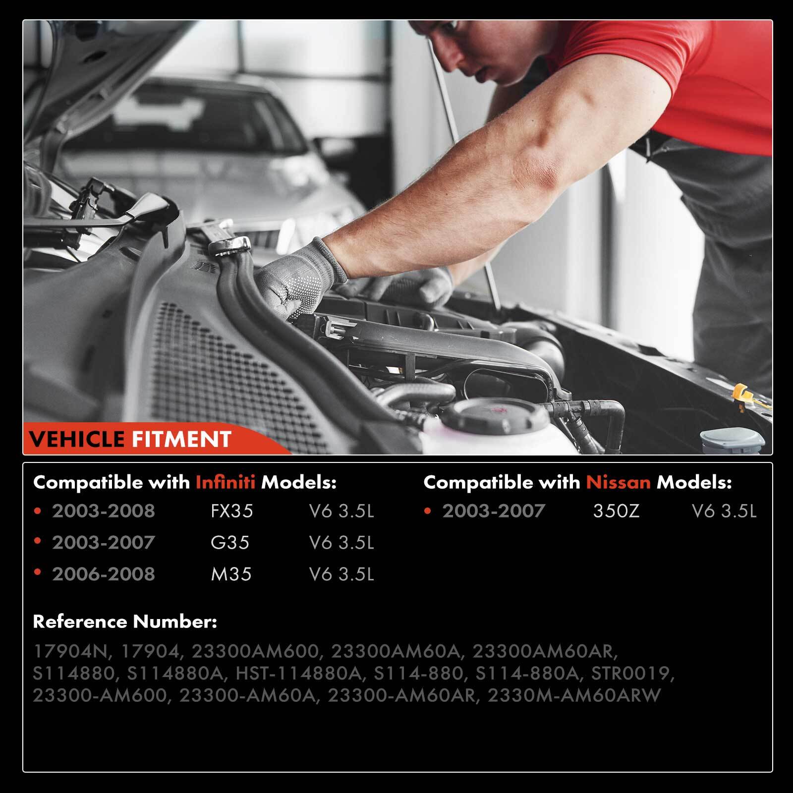 Starter Motor for INFINITI FX35 2003-2008 G35 M35 Nissan 350Z 3.5L 1.4KW/12V RWD