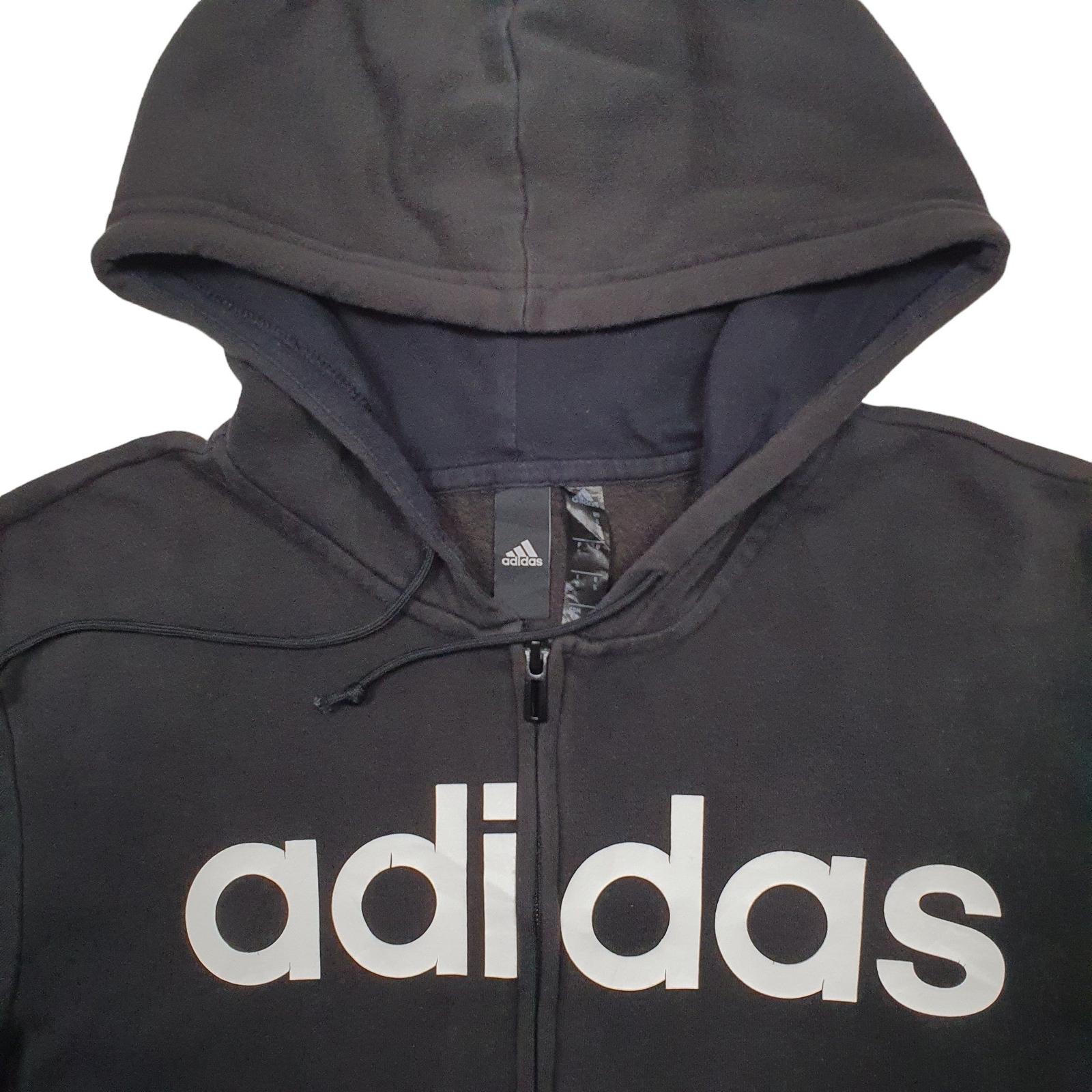 ADIDAS Full zip Cotton Jumper Sweatshirt Mens S image 2