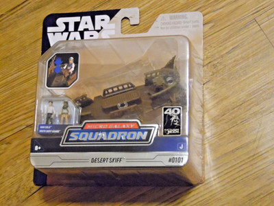 Star Wars Micro Galaxy Squadron Series 5 Desert Skiff Han Solo Nikto Guard #0101