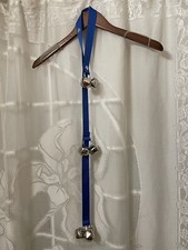 Door Hanging Bells Puppy Dog Potty Training Pet Knob Doorbells House Blue