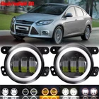 Pair Fog Lights Lamps Clear Lens Bumper Fit For 03-04 Ford Cobra 05-06 Escape