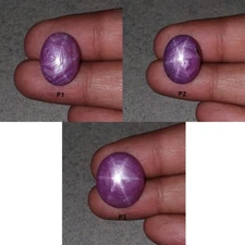 18cts - 27ct Natural 6Ray Star Ruby Gemstone Cabochon Oval Shape 1pc For Jewelry