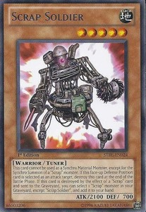 Scrap Soldier - STBL-EN024 - Rare - 1st Edition x3 - Near Mint
