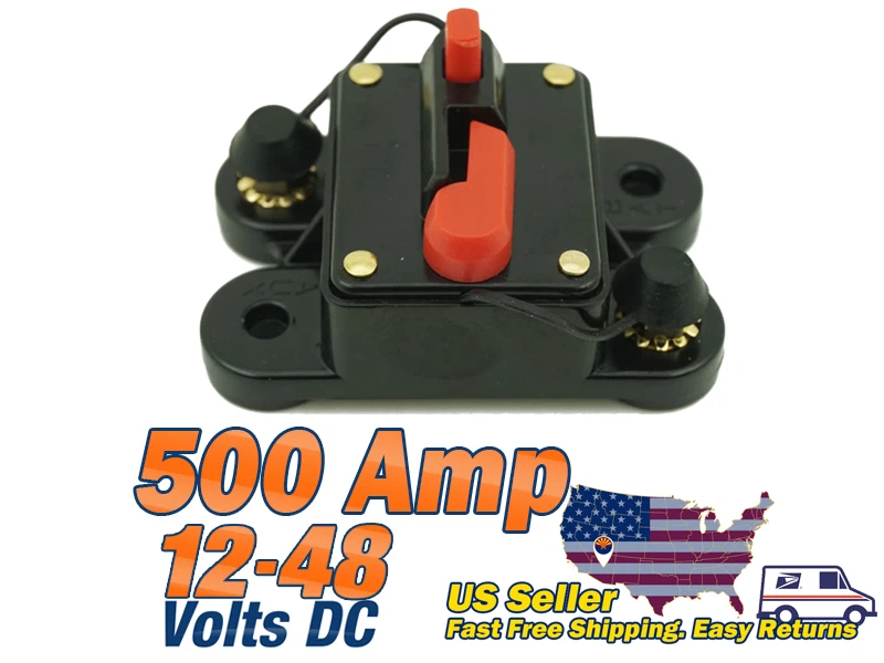 Disyuntor De 100 Amperios De 12-48 V Cc Con Reinicio Manual - Foto 2