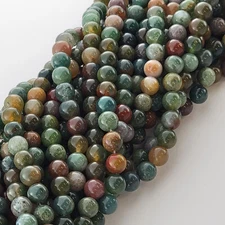 Indian Agate Beads Gorgeous Gemstone Natural Smooth round Beads 4Mm 6Mm 8Mm 10Mm