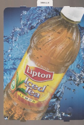Lipton Iced Tea - Lemon Bottle Vending Machine Sign