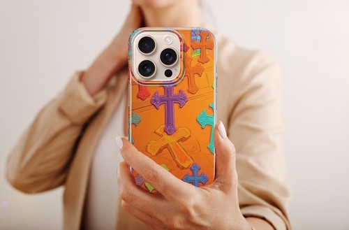 Gothic Cross Phone Case Y2K Cover for iPhone 16 for Pixel 9 for Samsung S25 PC89 - 第 10/24 張圖片