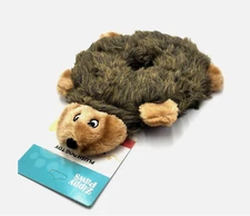 ZippyPaws Loopy Hedgehog Plush Fleece Squeaky Dog Toy