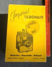 1950s IMPERIAL DEBONAIR CAMERA With Flash, Made In USA Herbert George Co BUNDLE