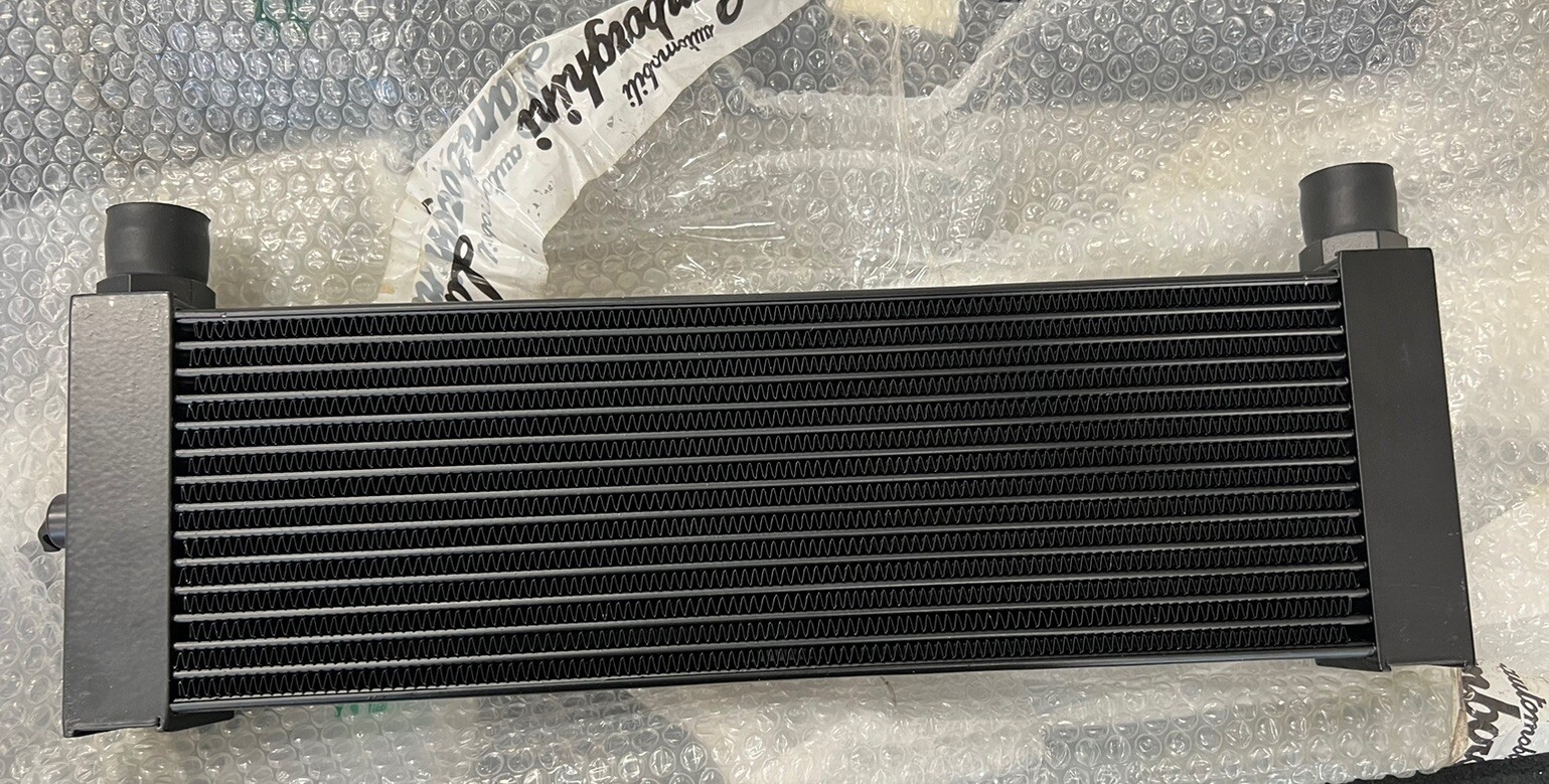 LAMBORGHINI GALLARDO OEM FRONT SIDE MOUNTED AUXILARY OIL COOLER GENUINE NEW