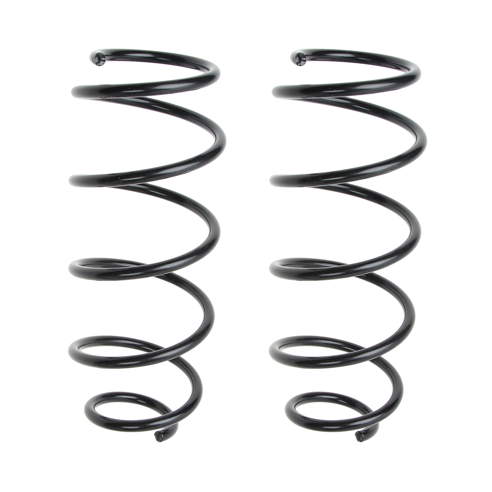 Lesjofors Set Pair of 2 Front Coil Springs with Brabus Package For Smart Fortwo