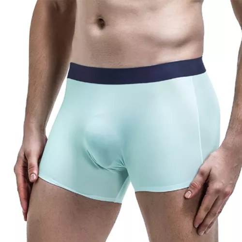 3 PIEZAS Hombres 3D-Bolsa Boxer Calzoncillos Anti-Rozaduras Ropa Interior Seda Hielo Transpirable - Imagen 13 de 38