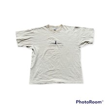 1990's Indiana Jones Lucas Films Made in USA Single Stitch Striped T-Shirt (XL)