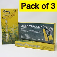 Pack of 3 Network RJ11 Line Finder Cable Tracker Tester Sender Wire Trace Bag