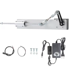 JQDML Upgrade Powerful Motor DIY Reciprocating Linear Actuator DC 24V 120rpm ...