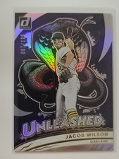 2026 Donruss BB Unleashed Jacob Wilson #12 Holo Parallel 7/199 Oakland Athletics